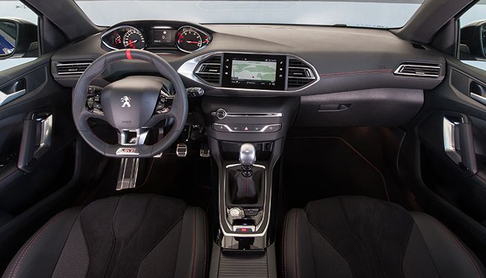 Land vehicle, Vehicle, Car, Peugeot 308, Family car, Motor vehicle, Peugeot, Center console, Luxury vehicle, Steering wheel, 