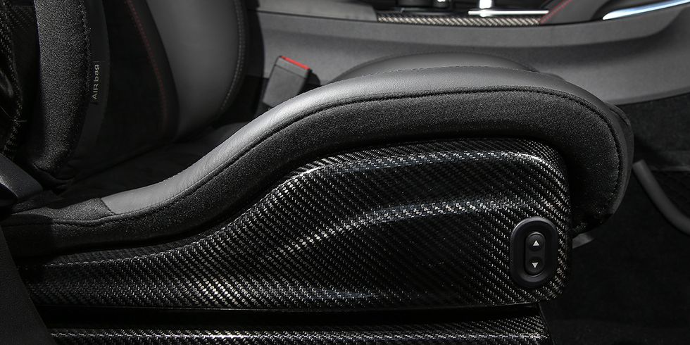 Black, Vehicle, Car, Carbon, Leather, Auto part, Car seat, Supercar, Center console, Steering wheel, 