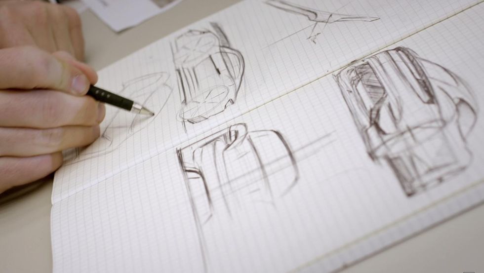 Drawing, Sketch, Automotive design, Illustration, Design, Technical drawing, Artwork, Hand, Figure drawing, Line art, 