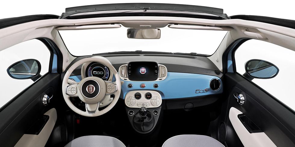 Land vehicle, Vehicle, Car, City car, Fiat 500, Fiat 500, Fiat, Center console, Vehicle audio, 
