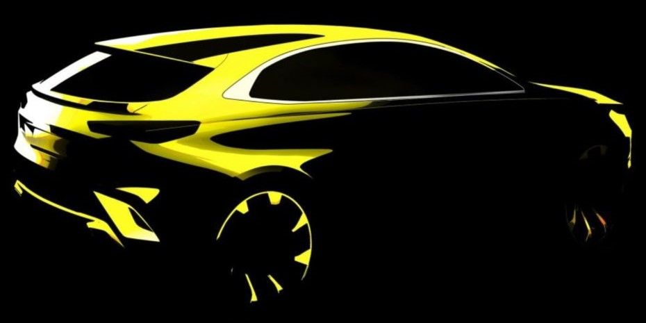 Automotive design, Yellow, Vehicle, Car, Vehicle door, Concept car, Compact car, Subcompact car, Graphics, Seat tribu, 
