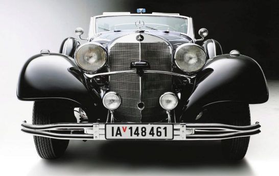 Land vehicle, Vehicle, Car, Vintage car, Classic car, Antique car, Classic, Coupé, Convertible, Mercedes-benz 770, 