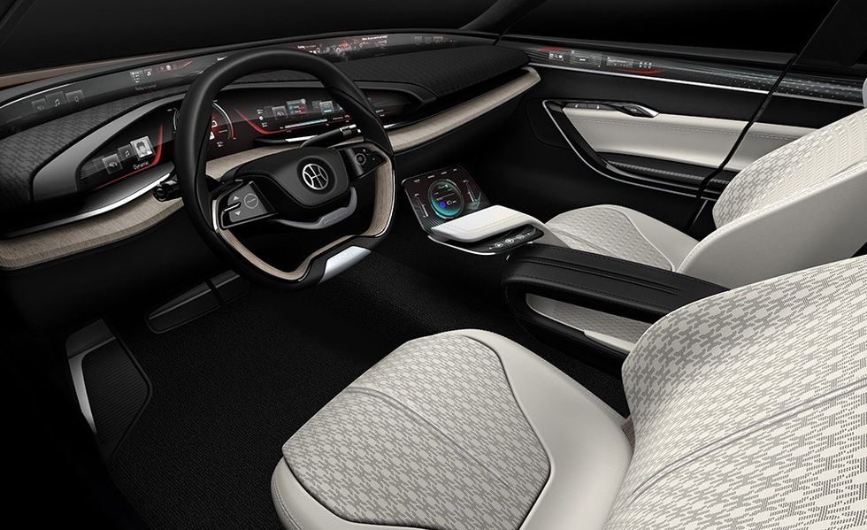 Land vehicle, Vehicle, Car, Center console, Steering wheel, Automotive design, Personal luxury car, Family car, 