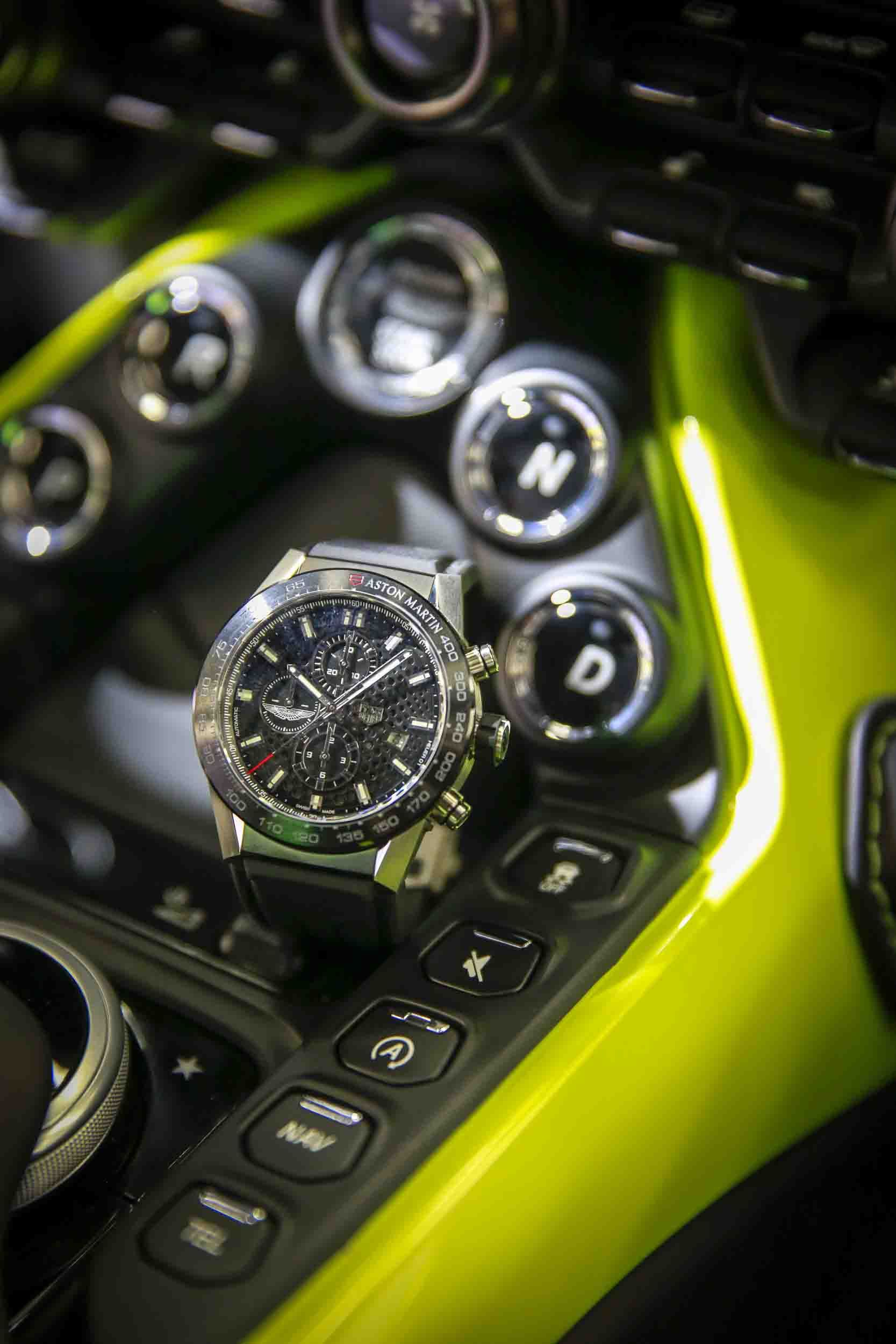 TAG Heuer y Aston Martin Presentada la coleccion de relojes mas racing