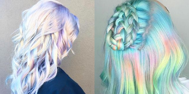 Blue, Hairstyle, Green, Style, Teal, Turquoise, Electric blue, Purple, Colorfulness, Magenta, 
