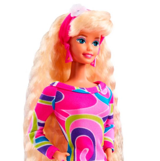 Doll, Barbie, Toy, Hair, Pink, Blond, Wig, Long hair, 