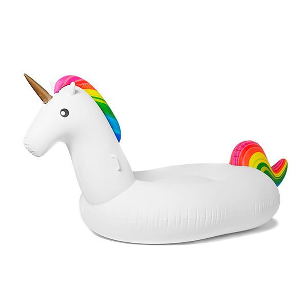 Unicorn, Fictional character, Inflatable, Mythical creature, Games, Animal figure, Bean bag chair, 