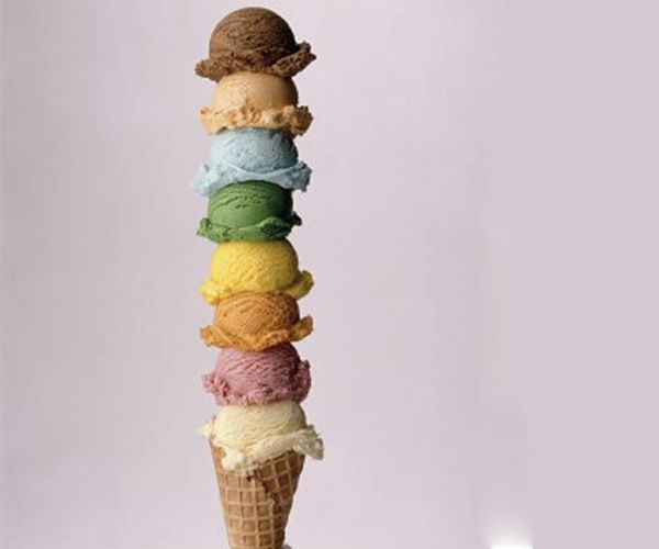 Food, Ice cream cone, Dessert, Cuisine, Ingredient, Cone, Ice cream, Sweetness, Frozen dessert, Dairy, 