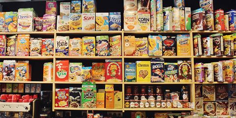 Convenience food, Snack, Retail, Supermarket, Grocery store, Convenience store, Building, Prepackaged meal, Collection, Food, 