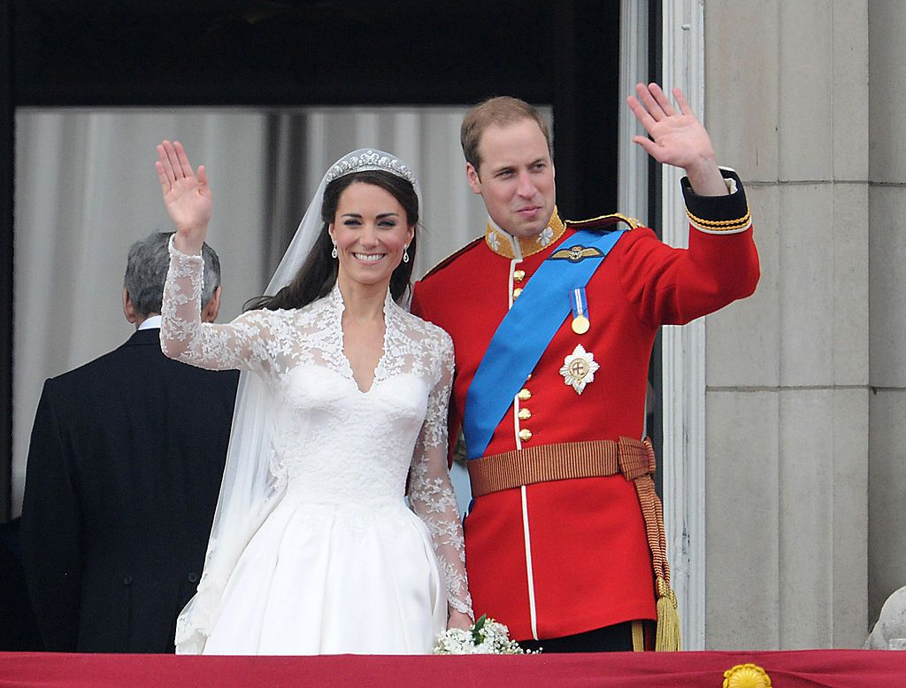 Kate Middleton llevó un segundo vestido de novia