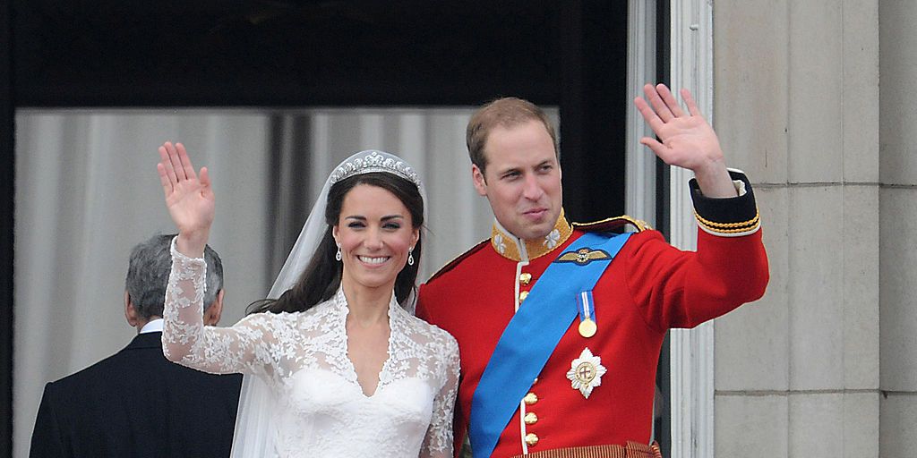 Kate Middleton llevó un segundo vestido de novia