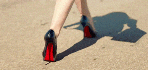 Footwear, High heels, Leg, Red, Ankle, Shoe, Human leg, Foot, Human body, Walking, 