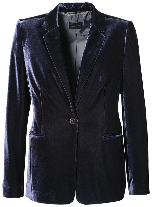 Clothing, Outerwear, Blazer, Jacket, Velvet, Sleeve, Suit, Leather, Textile, Top, 
