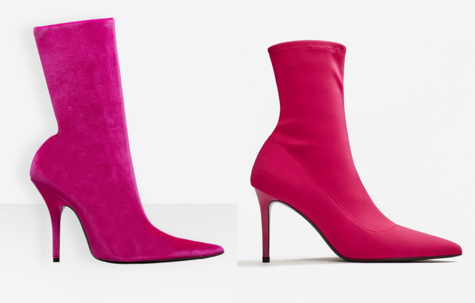Footwear, High heels, Pink, Magenta, Boot, Shoe, Purple, Violet, Basic pump, Carmine, 