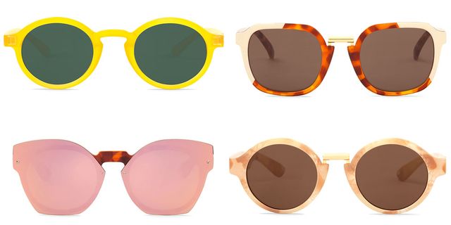 Eyewear, Vision care, Brown, Yellow, Sunglasses, Orange, Goggles, Style, Line, Amber, 