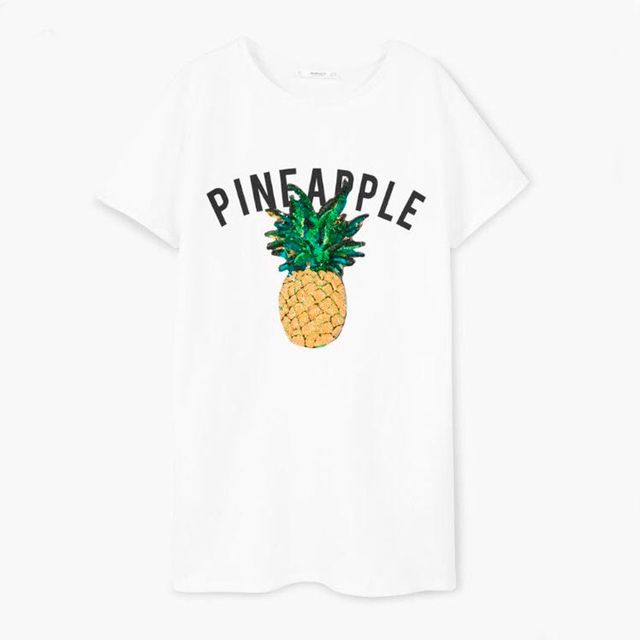 Pineapple, Ananas, Clothing, T-shirt, Fruit, Plant, Food, Carrot, Bromeliaceae, Top, 