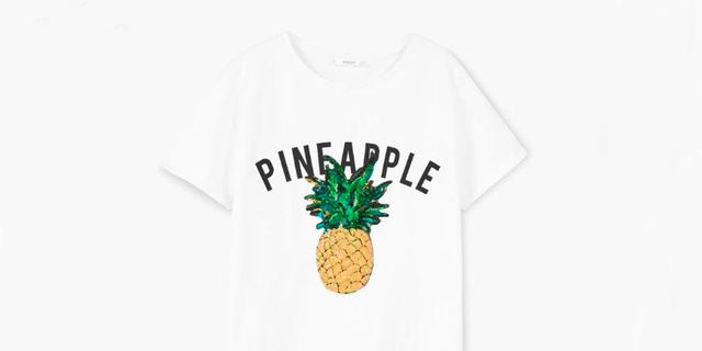 Pineapple, Ananas, Clothing, T-shirt, Fruit, Plant, Food, Carrot, Bromeliaceae, Top, 