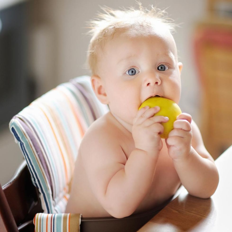 Child, Baby, Toddler, Skin, Product, Yellow, Baby playing with toys, Room, Food, Play, 
