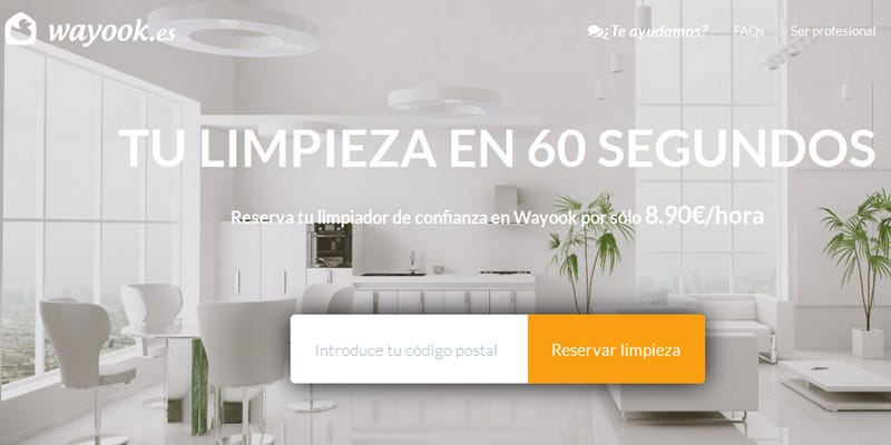 Servicios de limpieza en 60 segundos
