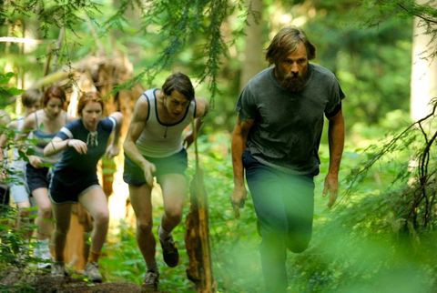 Leg, Green, Plant, People in nature, Forest, Active pants, Jungle, Adventure, Exercise, Adventure racing, 