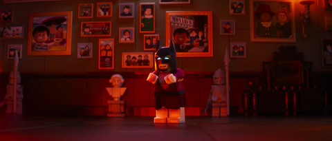 Red, Room, Toy, Picture frame, Carmine, Fictional character, Action figure, Figurine, Animation, Lego, 