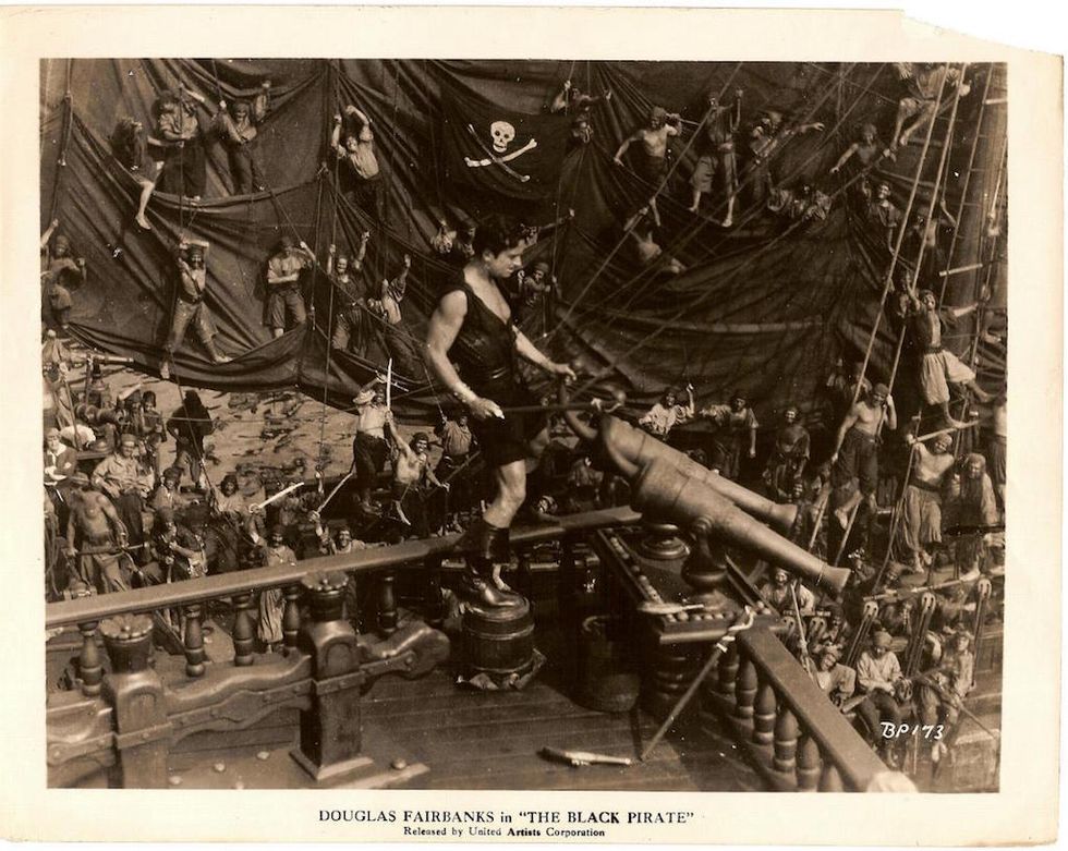 el pirata negro albert parker, 1926