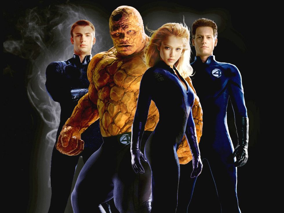 fantastic four, fictional character, superhero, human torch, hero,