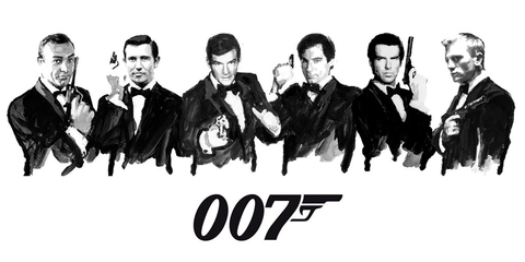 imagen de todos los agentes 007