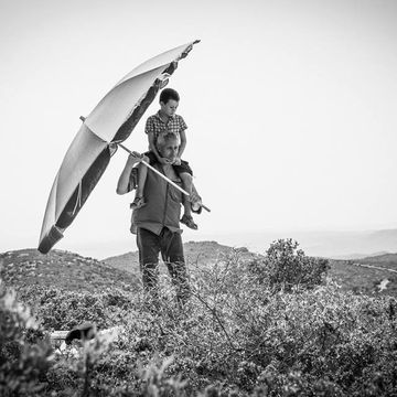 People in nature, Windsports, Adventure, Wind, Monochrome photography, Grassland, Fell, Black-and-white, Air sports, Chaparral, 