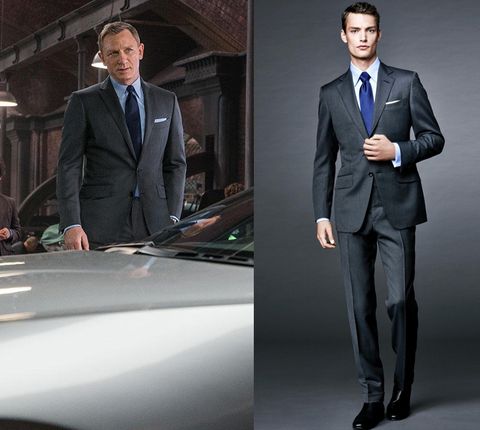 Clothing, Automotive design, Coat, Dress shirt, Trousers, Suit trousers, Collar, Standing, Suit, Outerwear, 