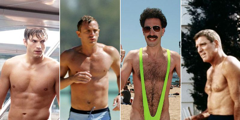 Bañador para hombre, estilo Borat, con tirantes