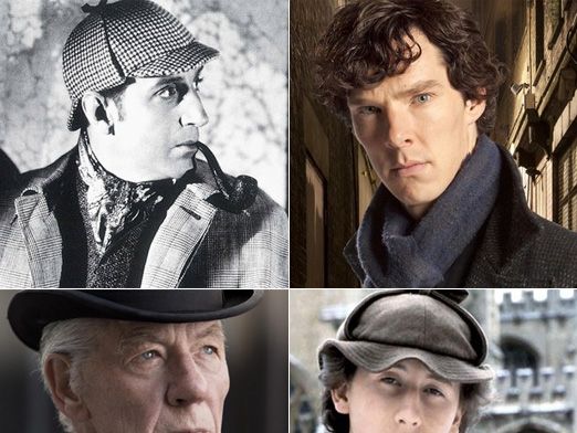 Sherlock Holmes de cine - Actores han interpretado a Holmes