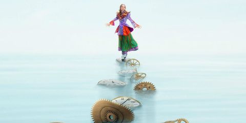 Art, Spiral, Fictional character, Toy, Costume design, Animation, One-piece garment, 