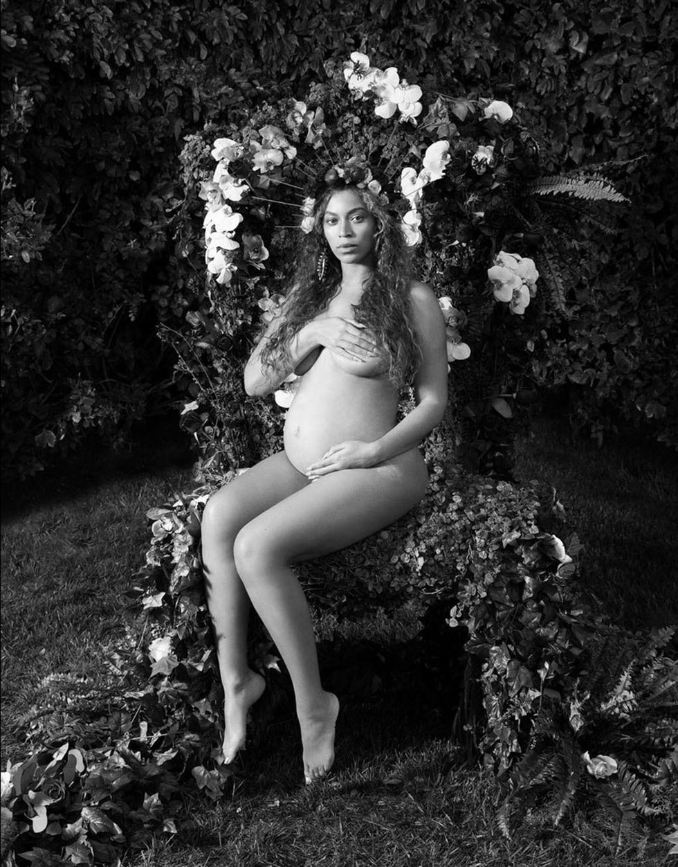 Las fotos más íntimas de Beyoncé tras anunciar su embarazo