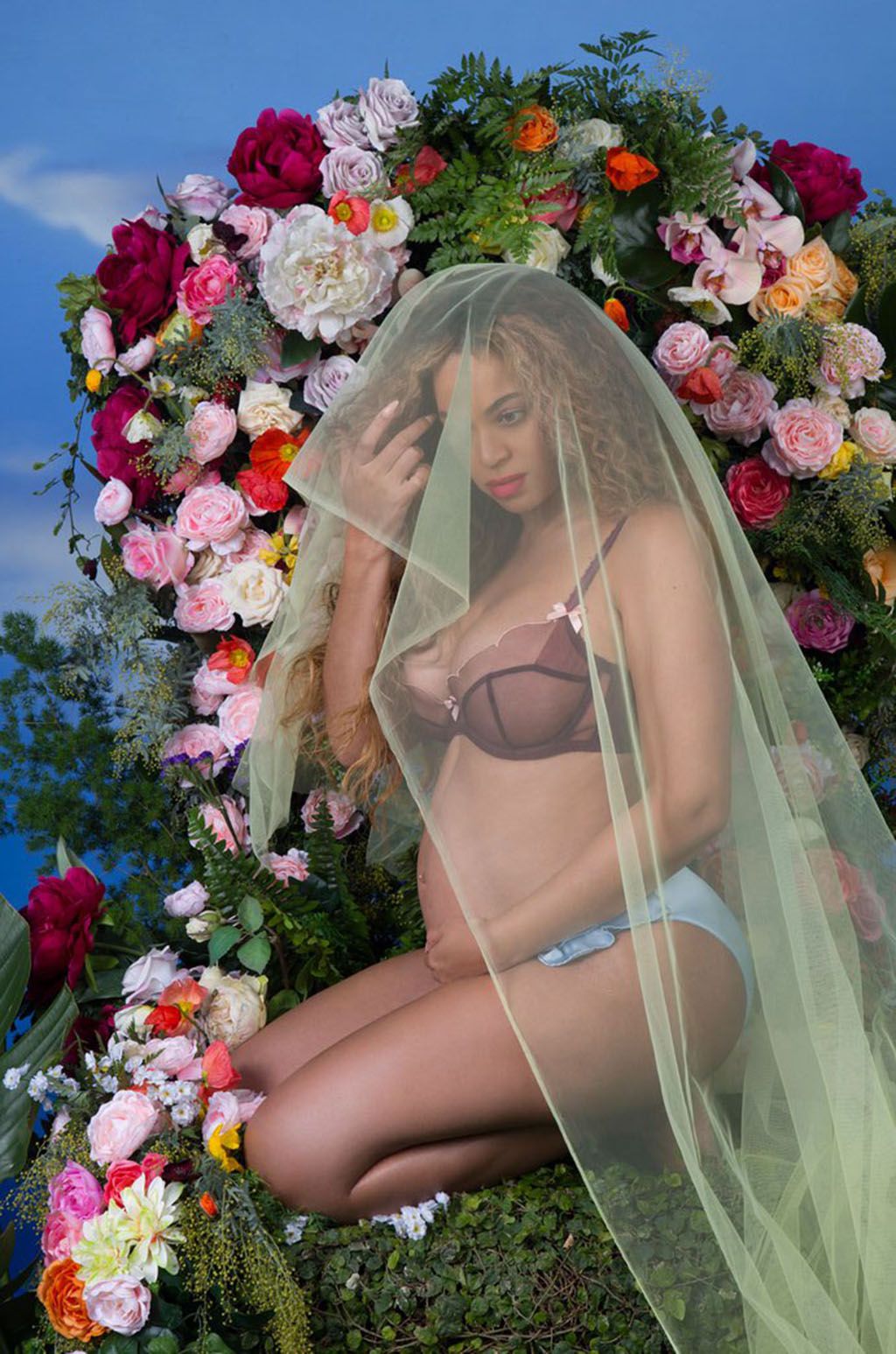 Las fotos más íntimas de Beyoncé tras anunciar su embarazo