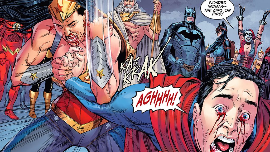 La brutal pelea entre Wonder Woman y Superman... que nunca veremos