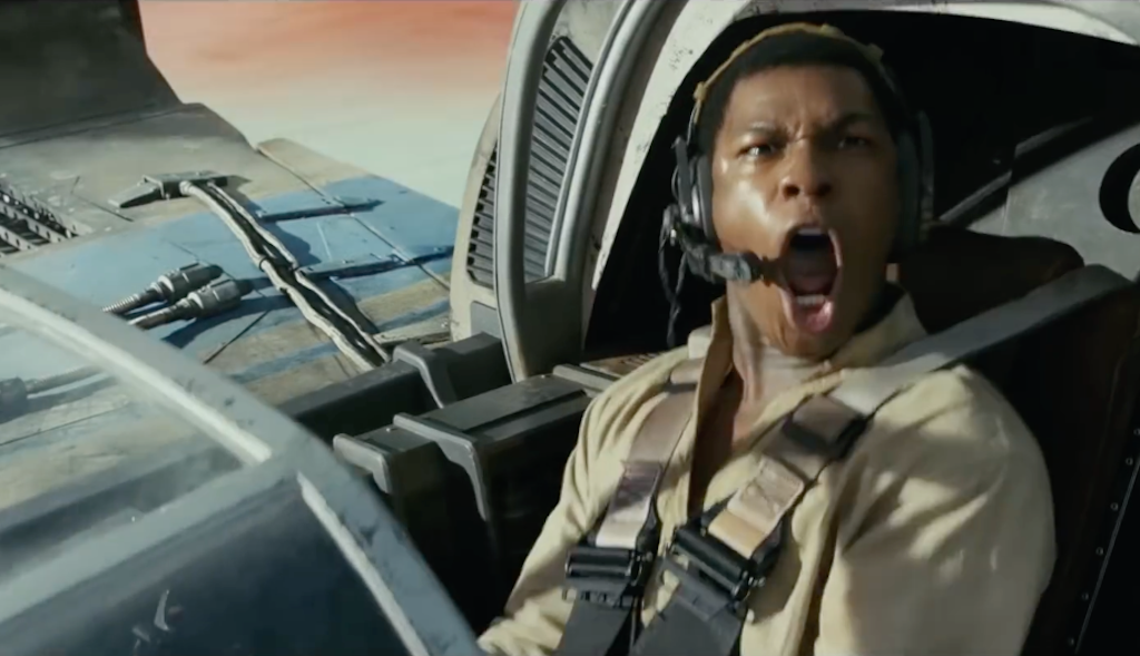Star Wars Troleo de LEGO a John Boyega Porg de Lego