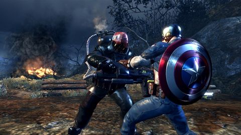 Shield, Captain america, Helmet, Smoke, Armour, Hero, Games, Avengers, Fictional character, Action-adventure game, 