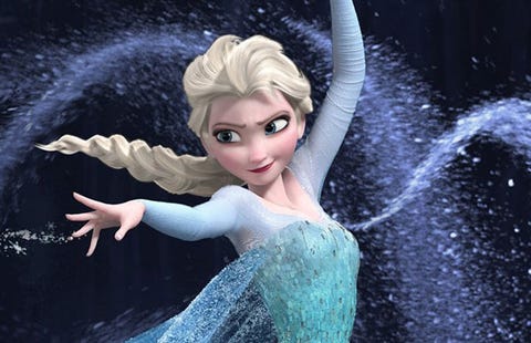 frozen