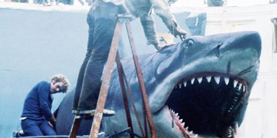 Fotos del rodaje de 'Tiburón' que probablemente no habías visto