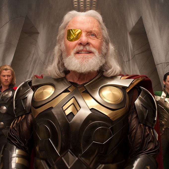 'Thor: Ragnarok': El curioso look de Anthony Hopkins en el rodaje de la  película