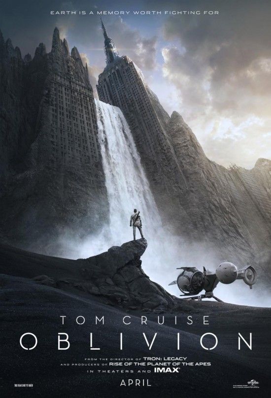 550px x 807px - TrÃ¡iler de 'Oblivion': Tom Cruise vuelve a la ciencia-ficciÃ³n