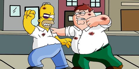 Los Simpsons' y 'Padre de familia' se encontrarán en un episodio