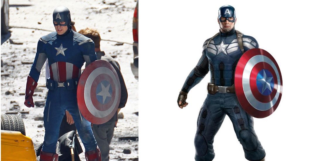 Inmunidad hará Surrey El Capitán América estrena traje