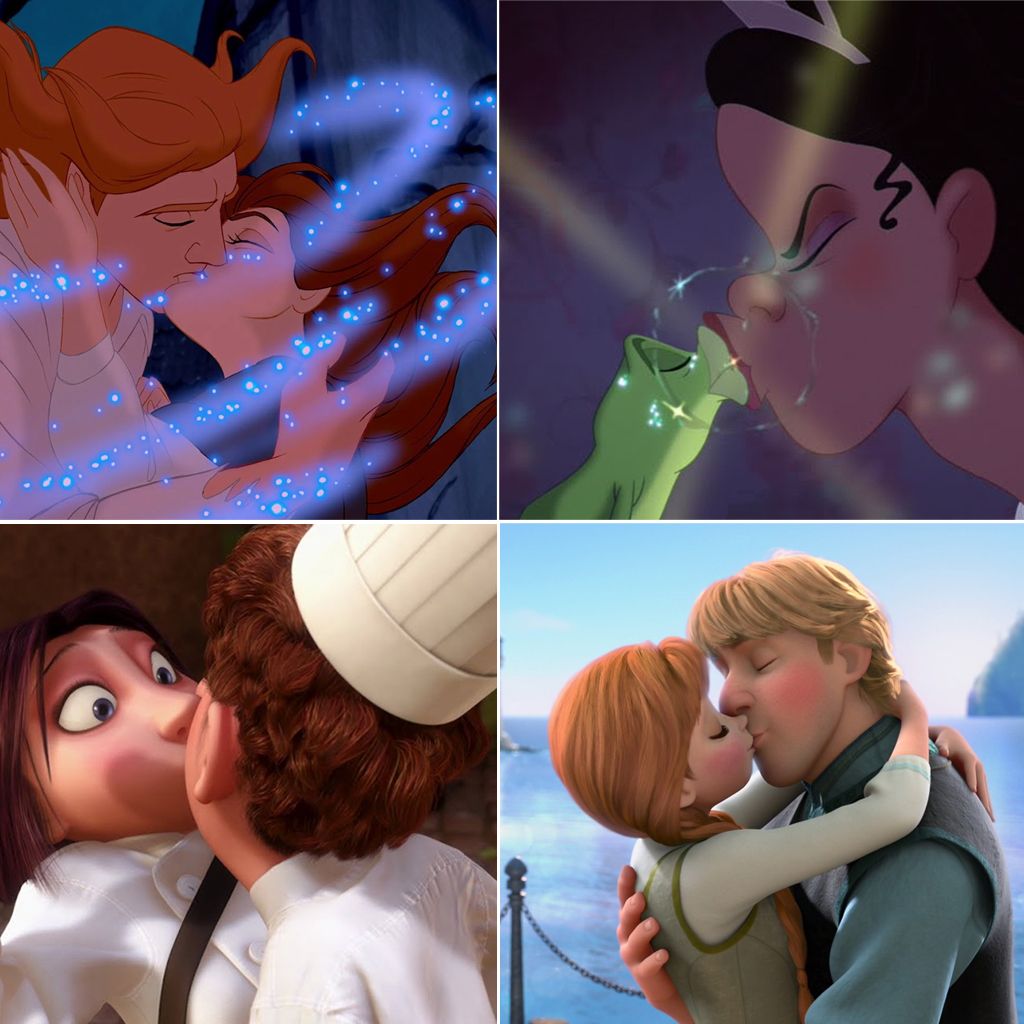 Los mejores primeros besos de Disney