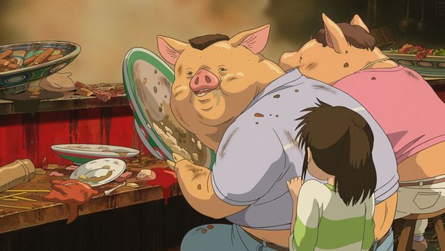 Studio Ghibli revela por qué los padres se convierten en cerdos en 'El viaje  de Chihiro
