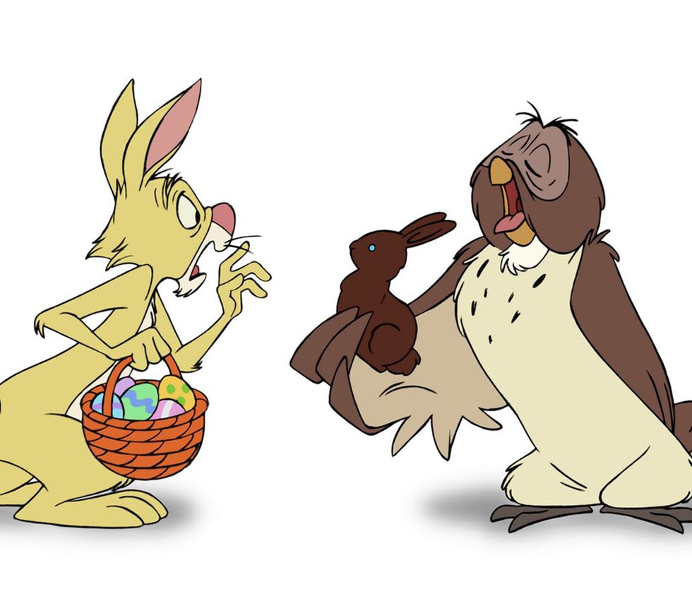 Cartoon, Illustration, Rabbit, Rabbits and Hares, Fictional character, Clip art, Art, 