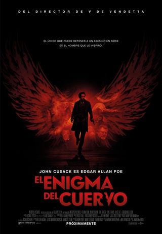 Text, Red, Poster, Darkness, Advertising, Wing, Publication, Fictional character, Book, Graphic design, 