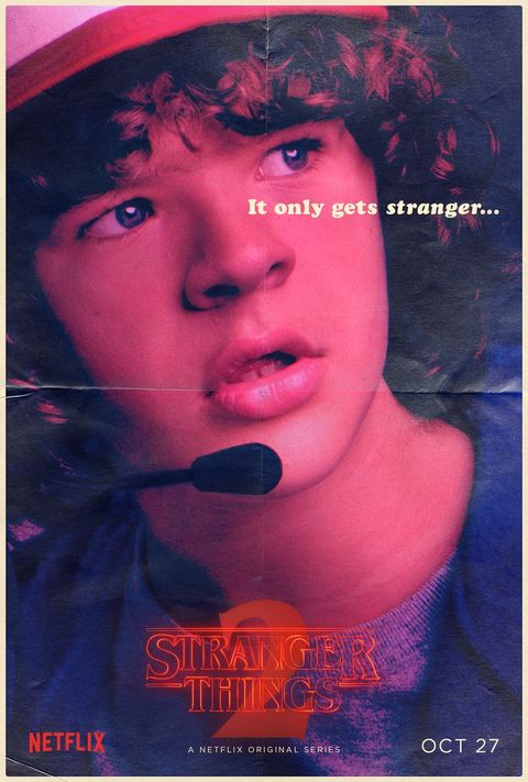 Pósters individuales de la segunda temporada de 'Stranger Things'