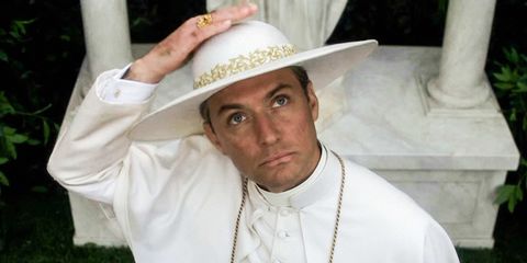 Religious item, Hat, Headgear, Fashion accessory, Pope, Sun hat, 
